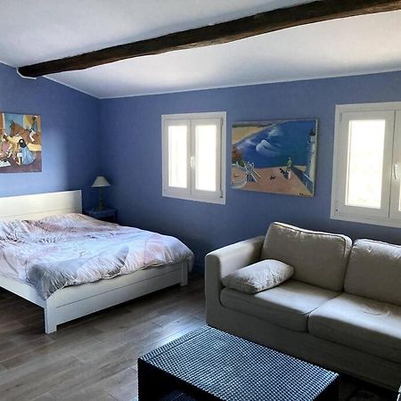 Agreable Chambre D'Hotes Avec Vue Sur Les Collines Daire La Colle-sur-Loup Dış mekan fotoğraf