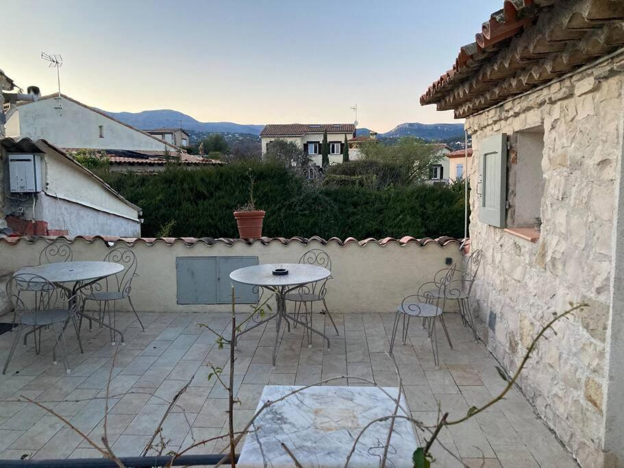Agreable Chambre D'Hotes Avec Vue Sur Les Collines Daire La Colle-sur-Loup Dış mekan fotoğraf