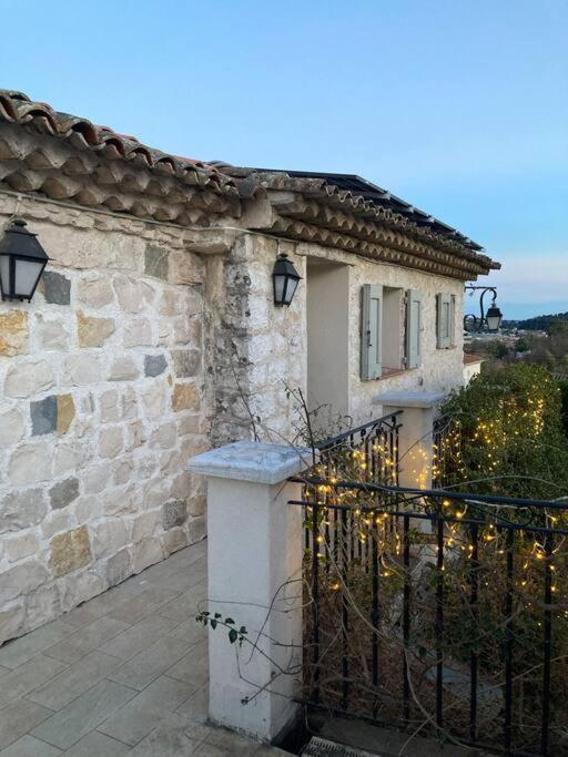 Agreable Chambre D'Hotes Avec Vue Sur Les Collines Daire La Colle-sur-Loup Dış mekan fotoğraf